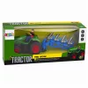 RC traktor ekével és gazdálkodó távirányítós lámpákkal zöld 1:24