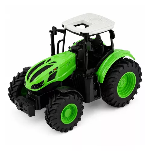 Távirányítású mezőgazdasági traktor gereblyével RC lámpákkal 1:24