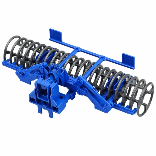 Mezőgazdasági traktor görgős lámpákkal, sárgán hangzik 1:24