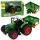 Mezőgazdasági traktor vetőgéppel gumikerekes mezőgazdasági gép 1:24