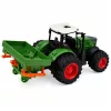 Mezőgazdasági traktor vetőgéppel gumikerekes mezőgazdasági gép 1:24