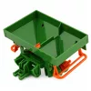 Mezőgazdasági traktor vetőgéppel gumikerekes mezőgazdasági gép 1:24