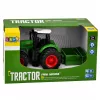 Mezőgazdasági traktor műtrágyaszóróval gumikerekekkel zöld 1:24