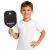 Pickleball tenisz tollaslabda ütő szett 2 labdával, fekete és szürke
