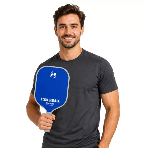 Zöld és kék tenisz tollaslabda pickleball ütő szett