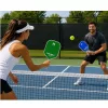 Zöld és kék tenisz tollaslabda pickleball ütő szett