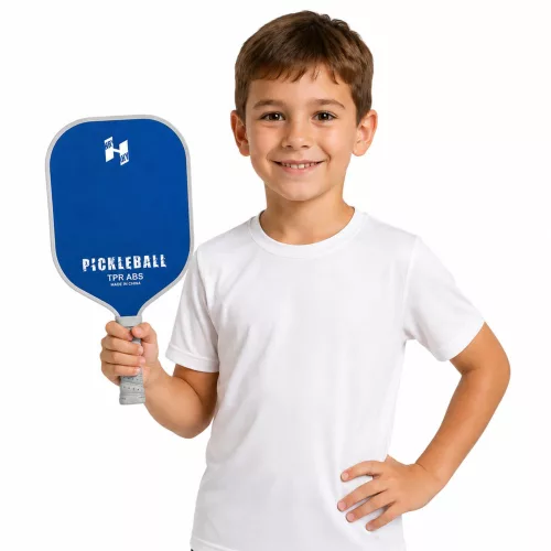 Rózsaszín és kék tenisz tollaslabda pickleball ütő szett