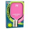 Rózsaszín és kék tenisz tollaslabda pickleball ütő szett