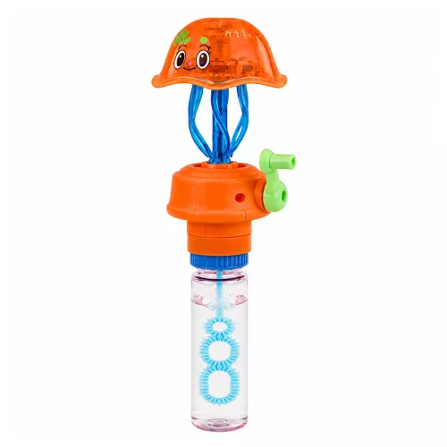 Medúza szappanbuborékok mozgó csápokkal, forgattyús LED lámpával, 40 ml