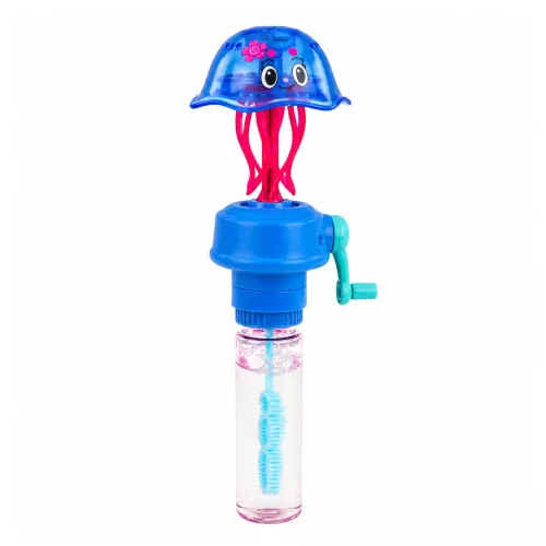 Medúza szappanbuborékok mozgó csápokkal, forgattyús LED lámpával, 40 ml