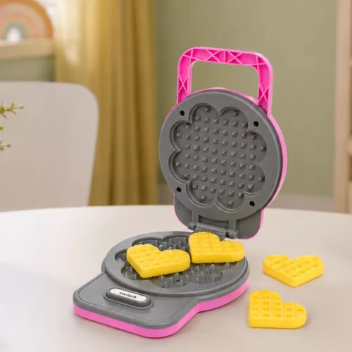 Konyhai szett, gofrisütő, mixer, cserélhető hegyek, fények, rózsaszín hangok