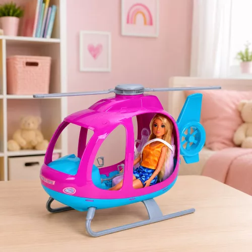 Anlily Baba Szett Nagy Helikopter Mozgatható Propellerek Lila Szett