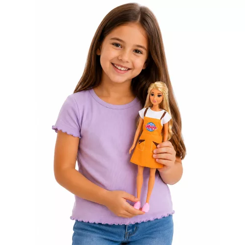 Anlily Doll pénztáros eladó pénztárgép élelmiszerbolt termékek