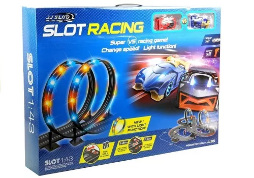 Versenypálya 2 autóval Kontrollerek Huroklámpák Slot Cars