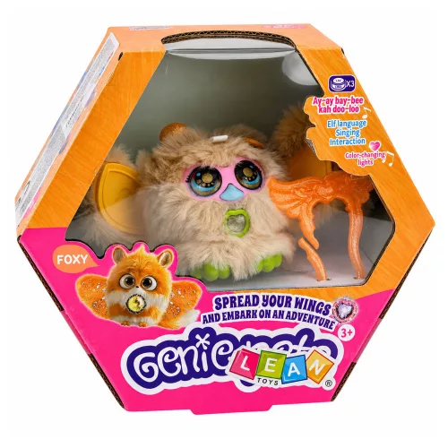 Genie Pets interaktív lény fényekkel és hangokkal ellátott medál bézs színben