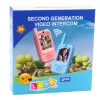 Walkie-talkie gyerekeknek videóbeszélgetés-felvevő kamera rózsaszín