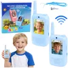 Walkie-talkie gyerekeknek videóbeszélgetés-felvevő kamera kék