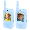 Walkie-talkie gyerekeknek videóbeszélgetés-felvevő kamera kék