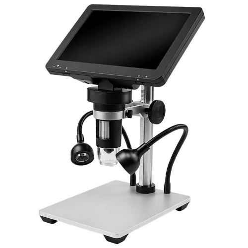 Oktatási digitális mikroszkóp távirányítóval, vezetékes 1200X LCD 7 hüvelykes HD kamera