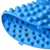 Kerek Akupresszúrás Talpmasszázs Matrac Szegecsekkel Kék 33 cm