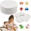 Varázslatos 3D festőpapír barkács farost korongok 20 db 6 cm