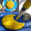 Varázslatos 3D festőpapír barkács farost korongok 20 db 6 cm
