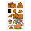 Ideiglenes tetoválások készlet gyerekeknek Capybara 95 tetoválás