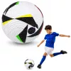 Futball-labda gyepre, fehér, mintás, 22 cm, 5-ös méret