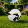 Futball-labda gyepre, fehér, mintás, 22 cm, 5-ös méret