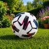 Futball-labda gyepre, fehér, mintás, 22 cm, 5-ös méret