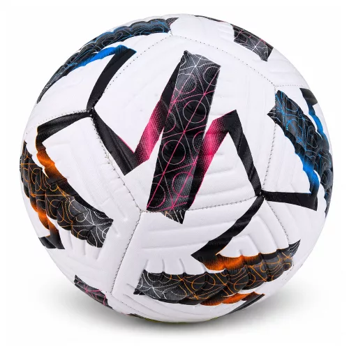 Futball-labda gyepre, fehér, mintás, 22 cm, 5-ös méret