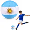 Futball-labda edzőpályára, argentin színek, 22 cm, 5-ös méret
