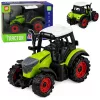 Zöld 15 cm-es mezőgazdasági traktor súrlódó meghajtással
