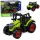 Zöld 15 cm-es mezőgazdasági traktor súrlódó meghajtással
