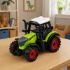 Zöld 15 cm-es mezőgazdasági traktor súrlódó meghajtással