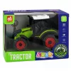 Zöld 15 cm-es mezőgazdasági traktor súrlódó meghajtással