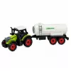 Mezőgazdasági traktor tartálykocsival, súrlódásos meghajtással, mezőgazdasági gép, 34 cm