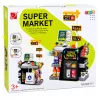 Szupermarketi pénztárgép szkenner italadagoló fényekkel és hangokkal 65 db.