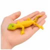 Arany Gekkó Gumifigura Nyújtható Realisztikus Hüllő 15,5 cm