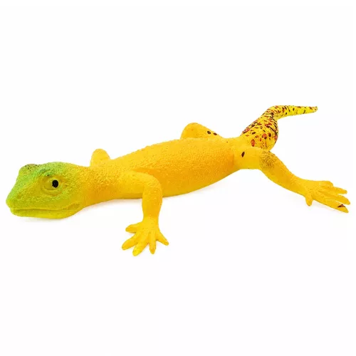 Arany Gekkó Gumifigura Nyújtható Realisztikus Hüllő 15,5 cm
