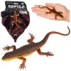 Élőszülő gyík gumifigura, nyújtható, valósághű, 12,5 cm