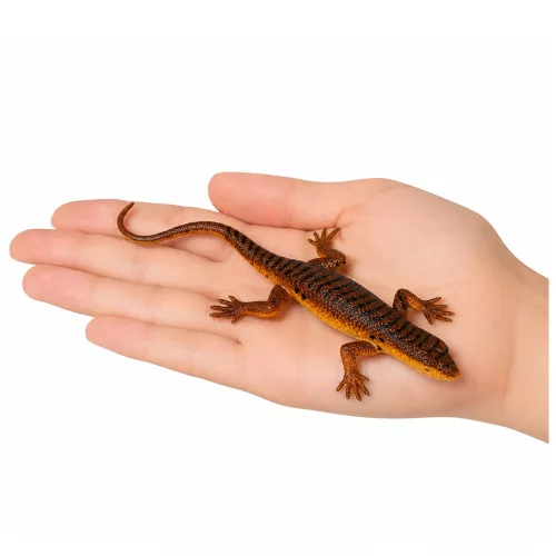 Élőszülő gyík gumifigura, nyújtható, valósághű, 12,5 cm