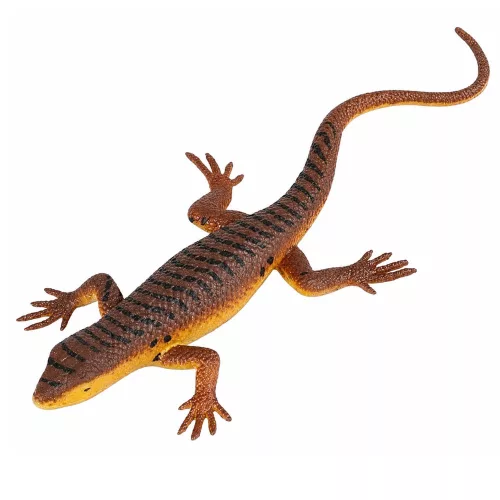 Élőszülő gyík gumifigura, nyújtható, valósághű, 12,5 cm