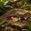 Agama gyík hálós gumifigura nyújtható valósághű 13 cm