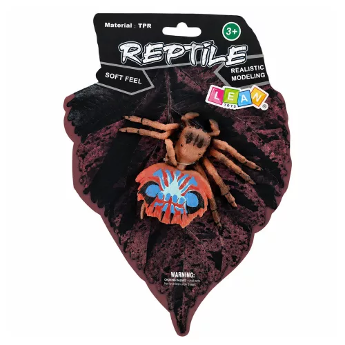 Pók Tarantula Gumifigura Nyújtható Realisztikus 12 cm
