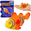 Bohóchal gumihal figura, nyújtható, valósághű óceáni hal, 10 cm