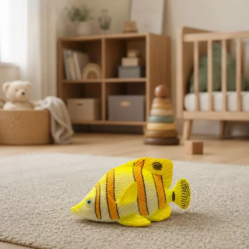 Hal Réz Gumi Pillangó Figura Nyújtható Valósághű 10cm