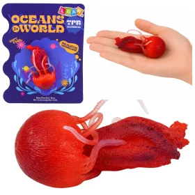  Medúza Gumifigura Nyújtható Valósághű Tengeri Állat 9 cm