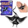 Hal Gumi Stingray Figura Nyújtható Realisztikus Óceáni Hal 13cm
