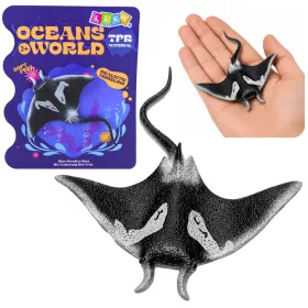   Hal Gumi Stingray Figura Nyújtható Realisztikus Óceáni Hal 13cm